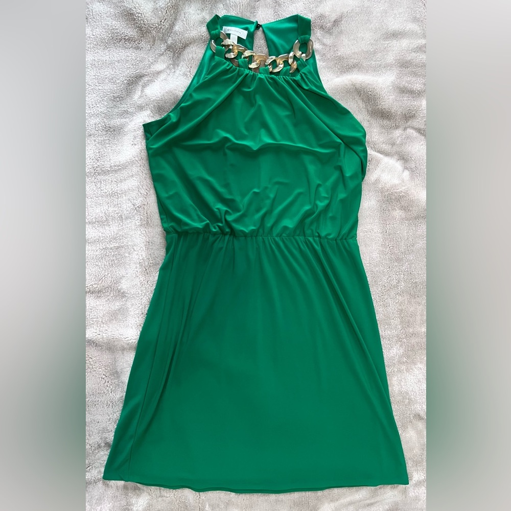 Gold Embellished Dress-Size 14